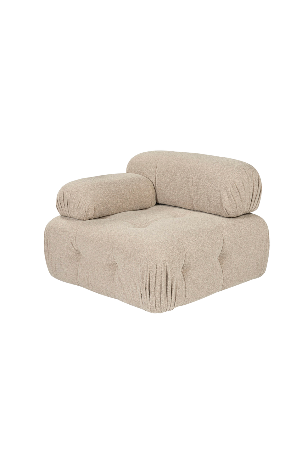 Hanah Home 1-sits soffa Puca Left, natur från Hanah Home, bild 5