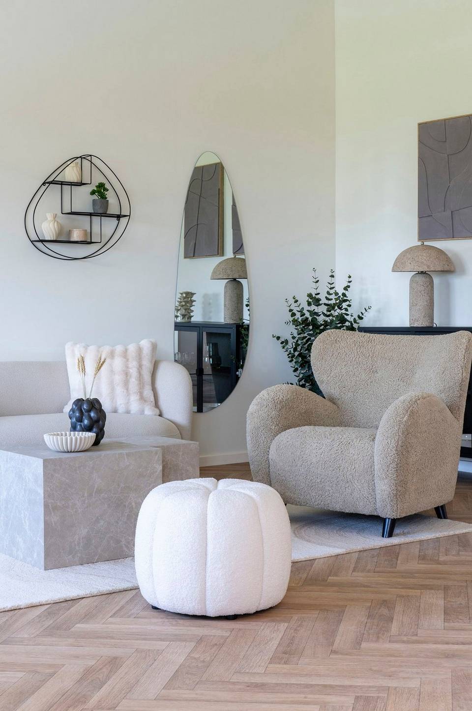 House Nordic Puff Paisley, vit från House Nordic, bild 5