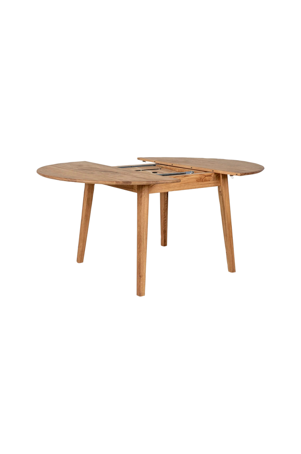 Wood Furniture Matbord Genova, 110-160cm, runt,utdragbart, ek, brun från Wood Furniture, bild 5