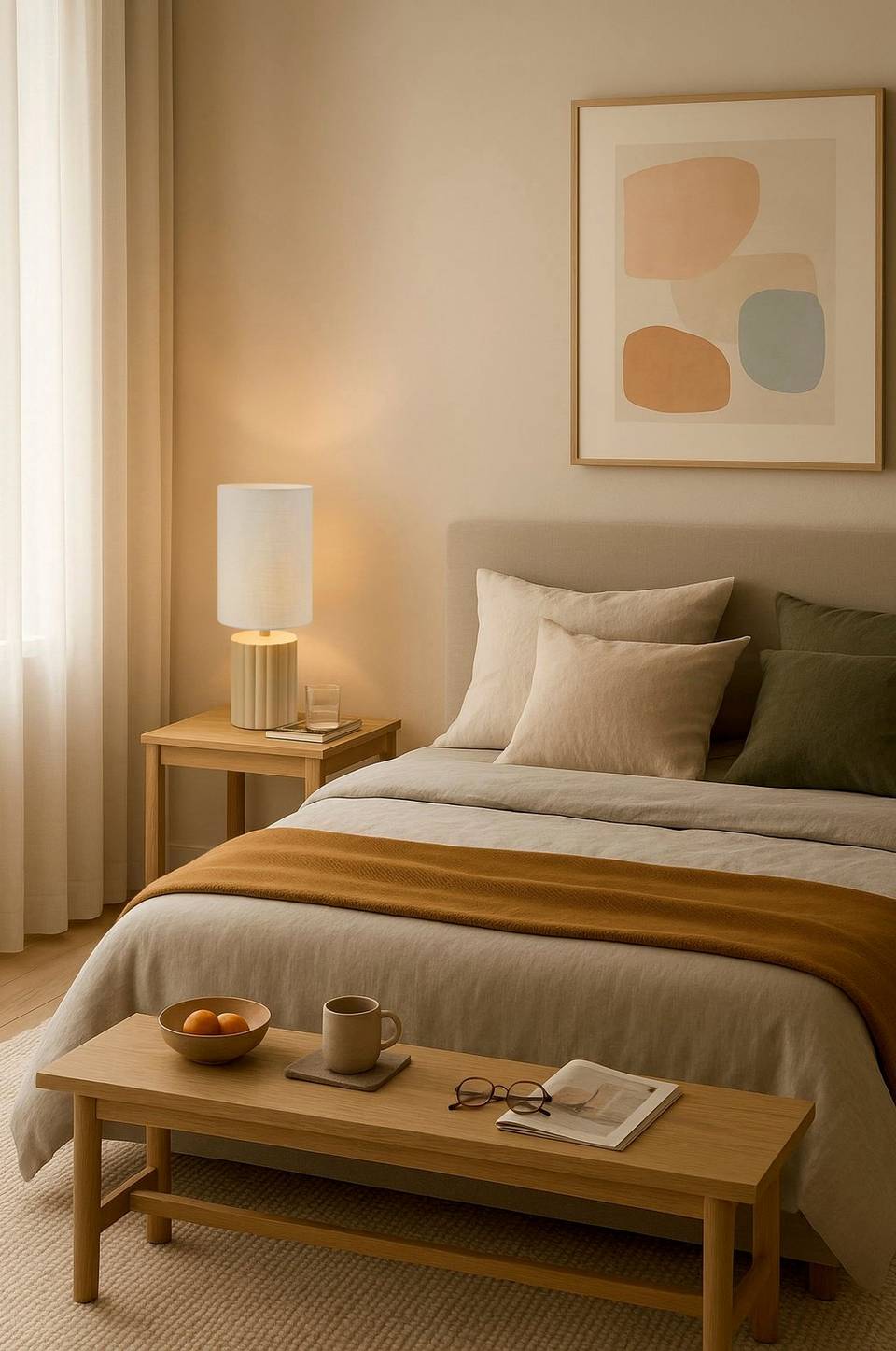 Markslöjd Bordslampa Can 1L, beige från Markslöjd, bild 2