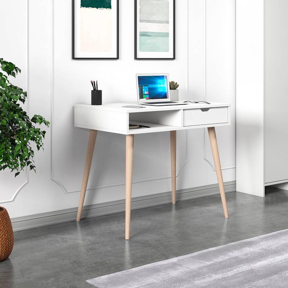 Hanah Home Skrivbord Offer, vit från Hanah Home, bild 5