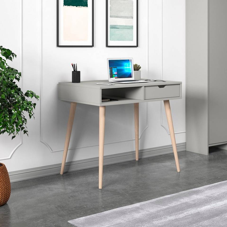 Hanah Home Skrivbord Offer, grå från Hanah Home, bild 5