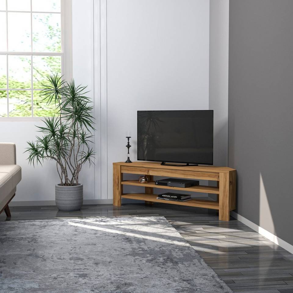 Hanah Home TV-bänk Corner, brun från Hanah Home, bild 5