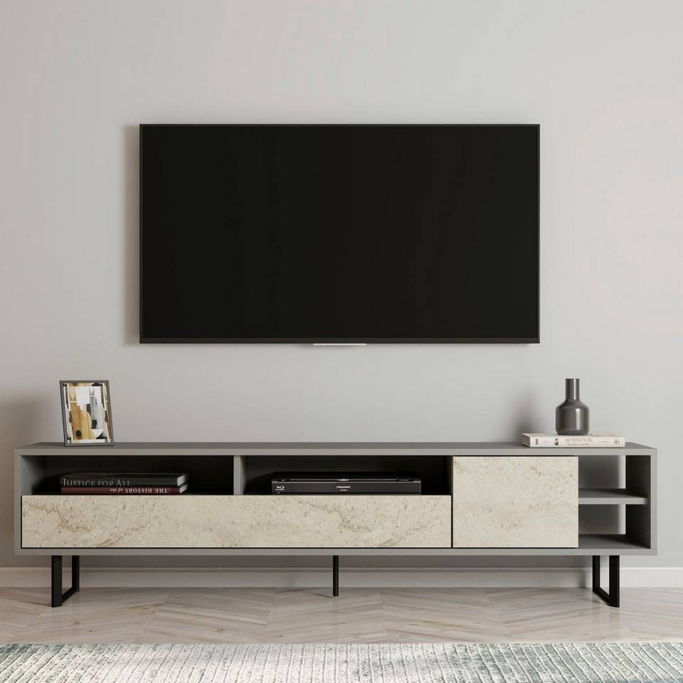 Hanah Home TV-bänk Luga, grå från Hanah Home, bild 5