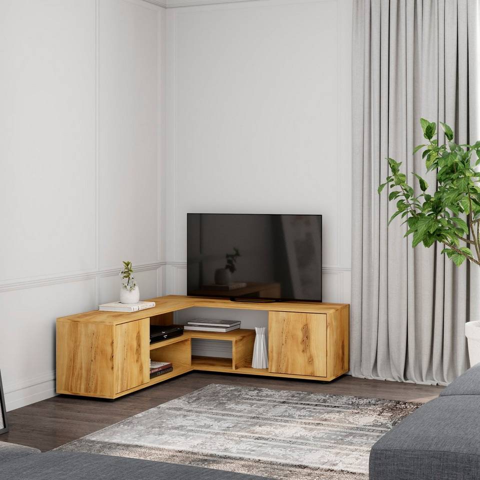 Hanah Home TV-bänk Rosa, brun från Hanah Home, bild 5