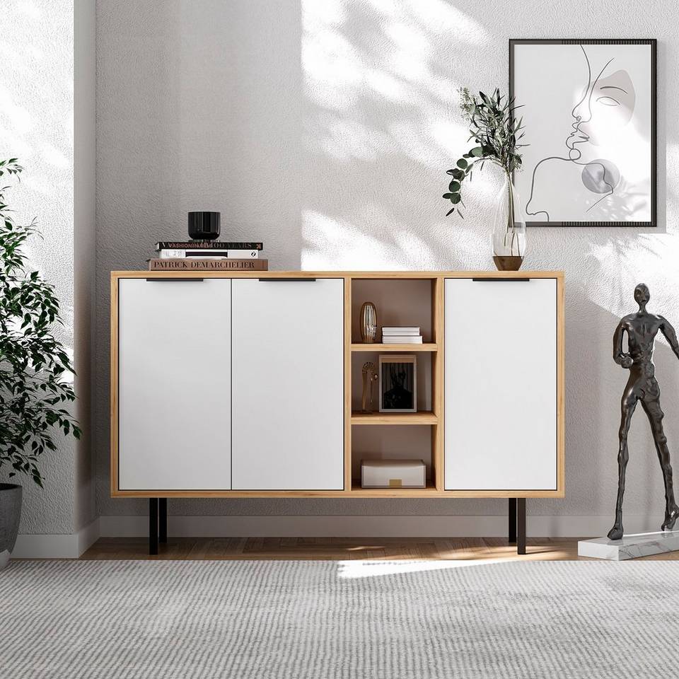 Hanah Home Sideboard Vienna, vit från Hanah Home, bild 5