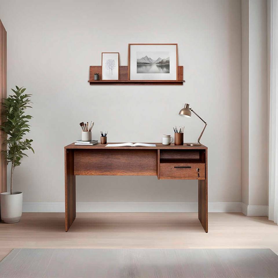 Hanah Home Skrivbord World, brun från Hanah Home, bild 5