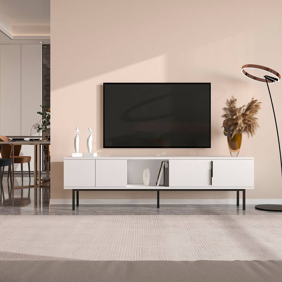 Hanah Home TV-bänk Ramsey, vit från Hanah Home, bild 5