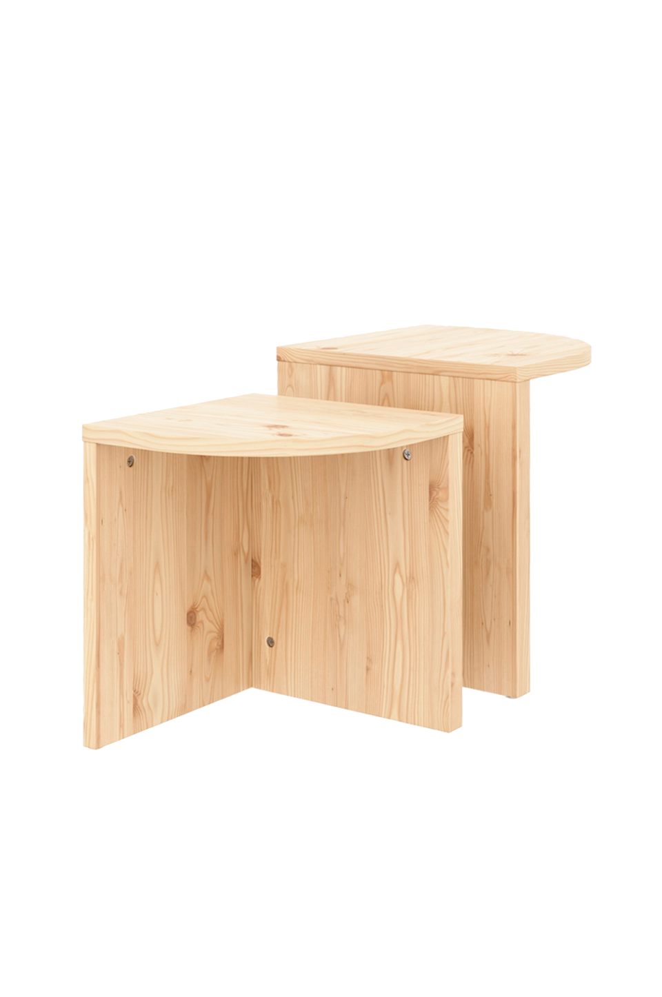 Karup Set av sidobord Combine, brun från Karup, bild 5