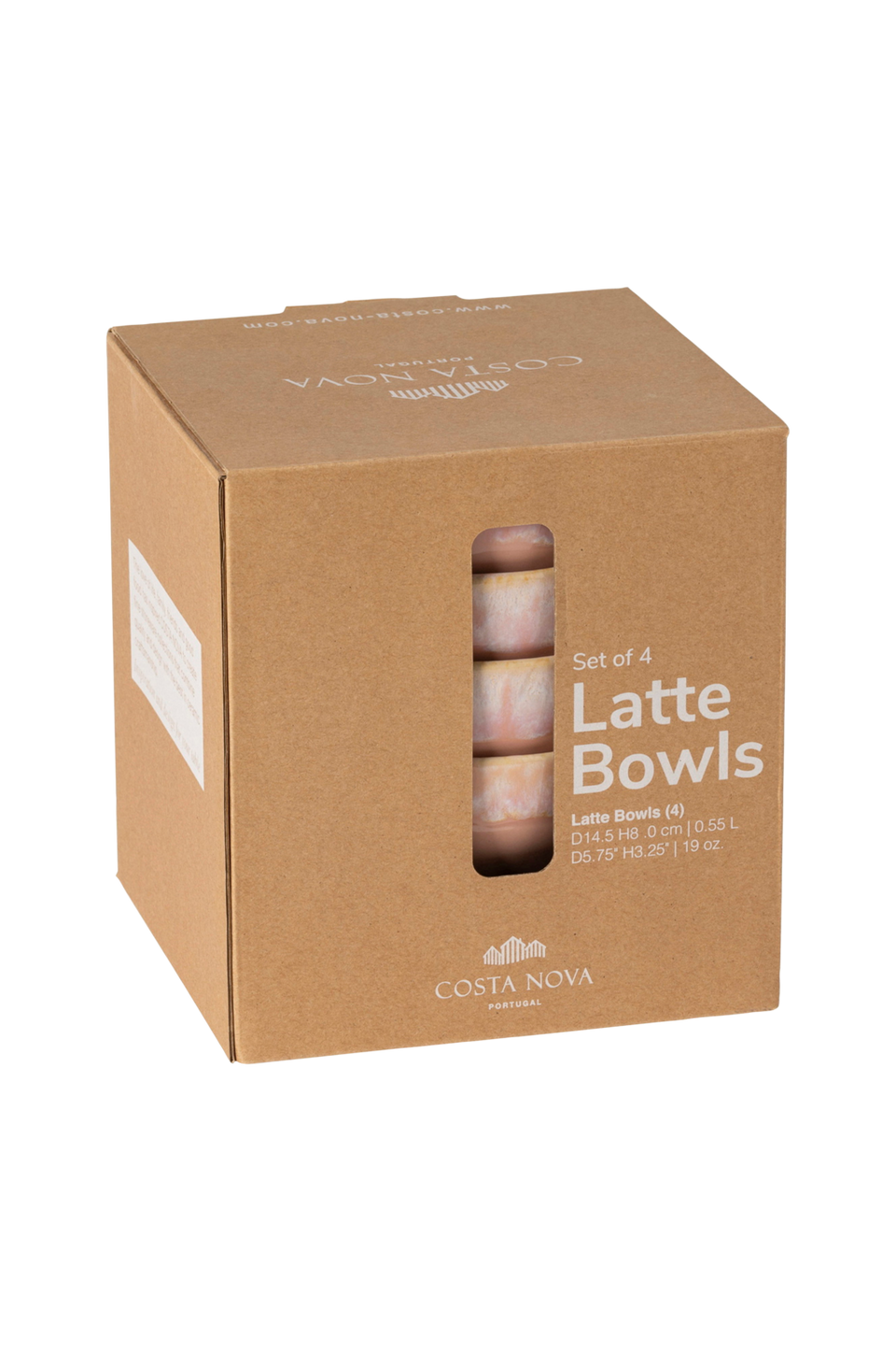 COSTA NOVA Latte skål 4-pack, rosa från COSTA NOVA, bild 5