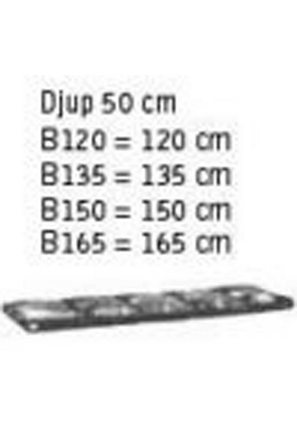 Fritab Bänkdyna 150cm Canyon, svart från Fritab, bild 5