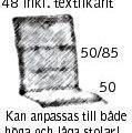Fritab Sittdyna för stapelstol Canyon, röd från Fritab, bild 5