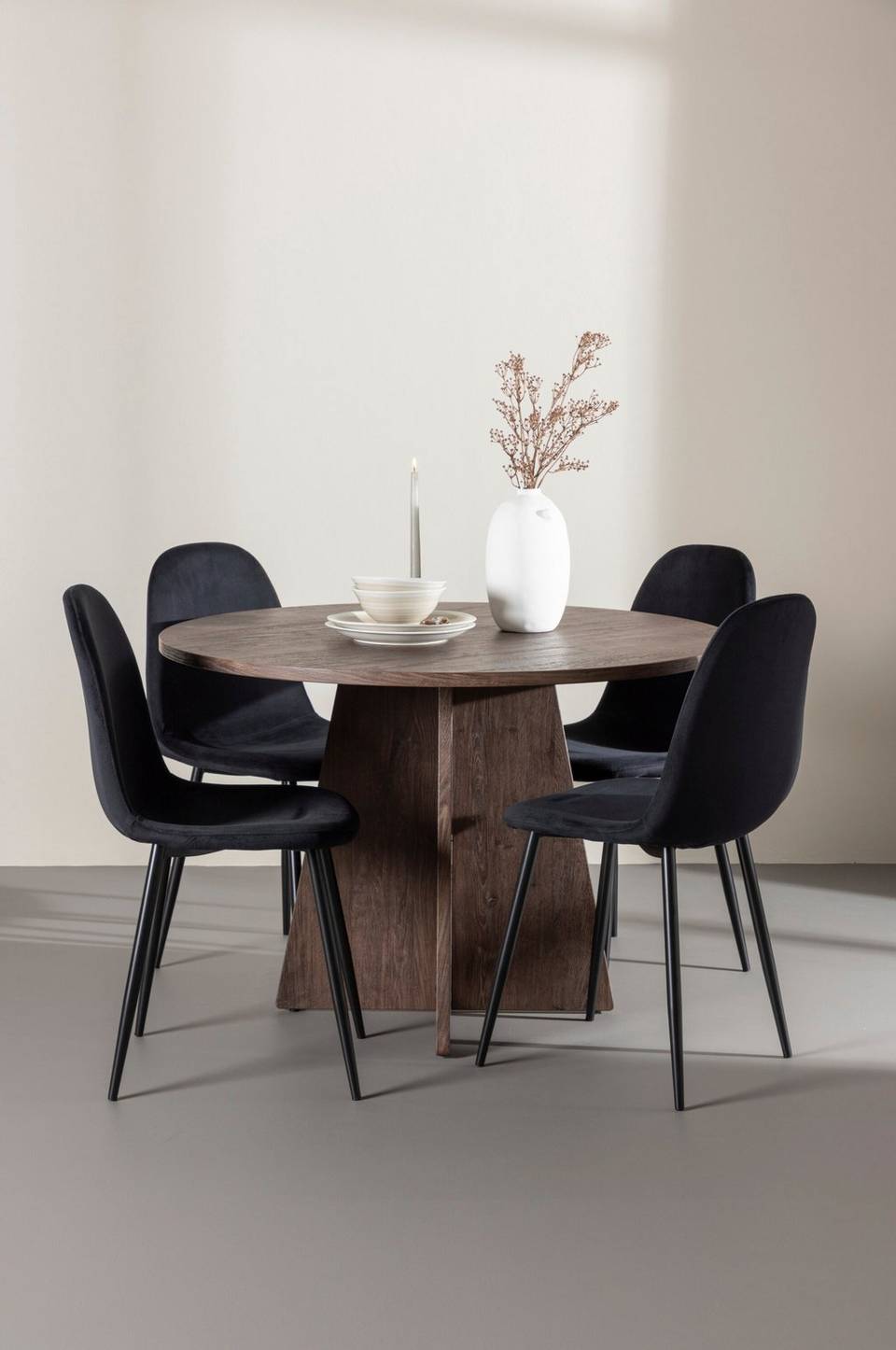 Venture Home Bootcut-matbord med Polar-matstol, svart från Venture Home, bild 5