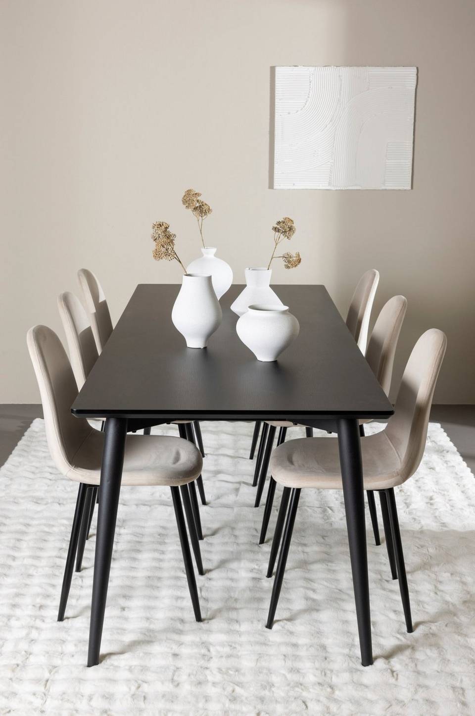 Venture Home Ellis matbord med Polar matstol, beige från Venture Home, bild 5