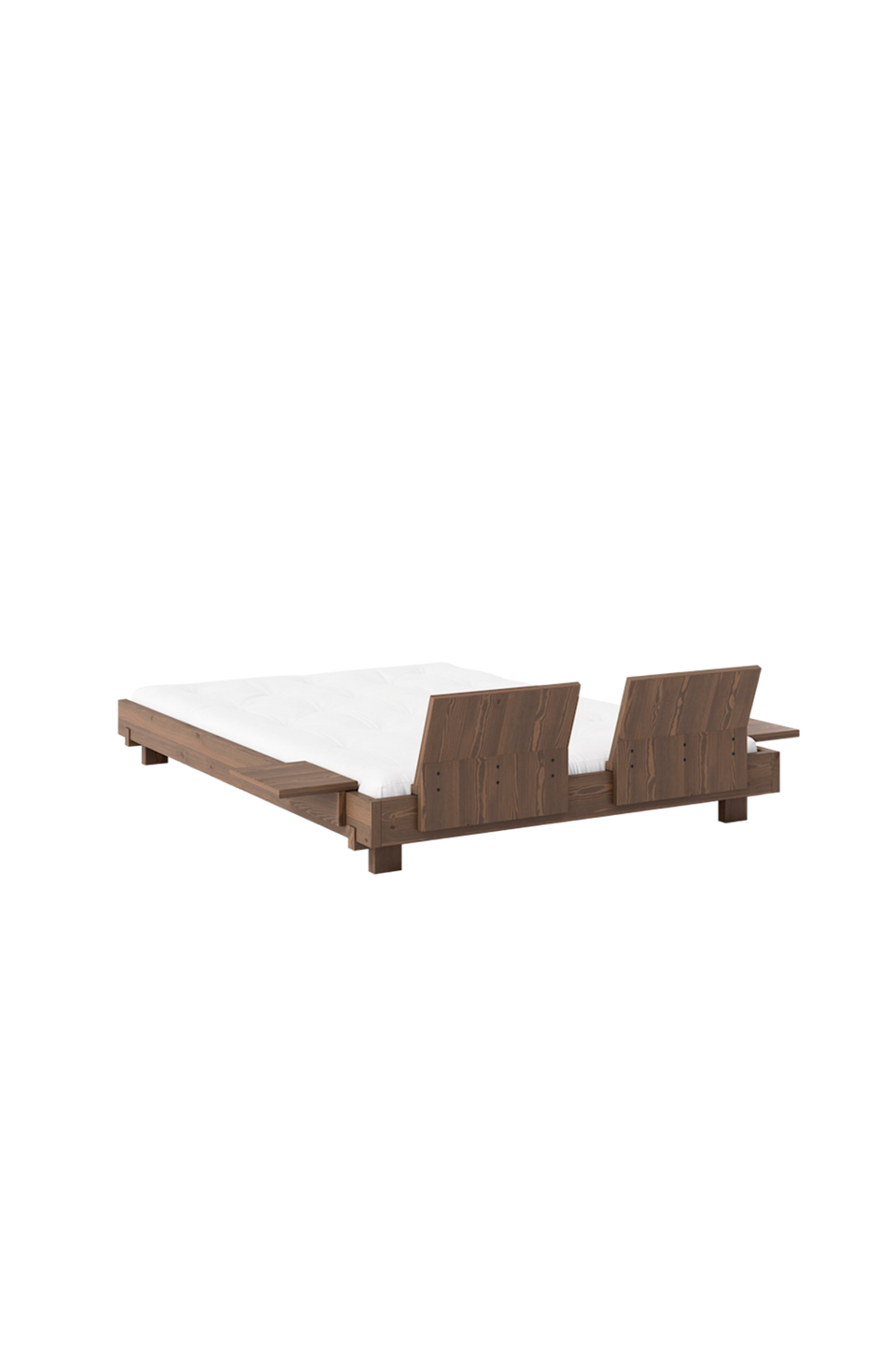 Karup Social Säng W. 2 Pcs Back Rests And 2 Pcs Side Tables, brun från Karup, bild 5