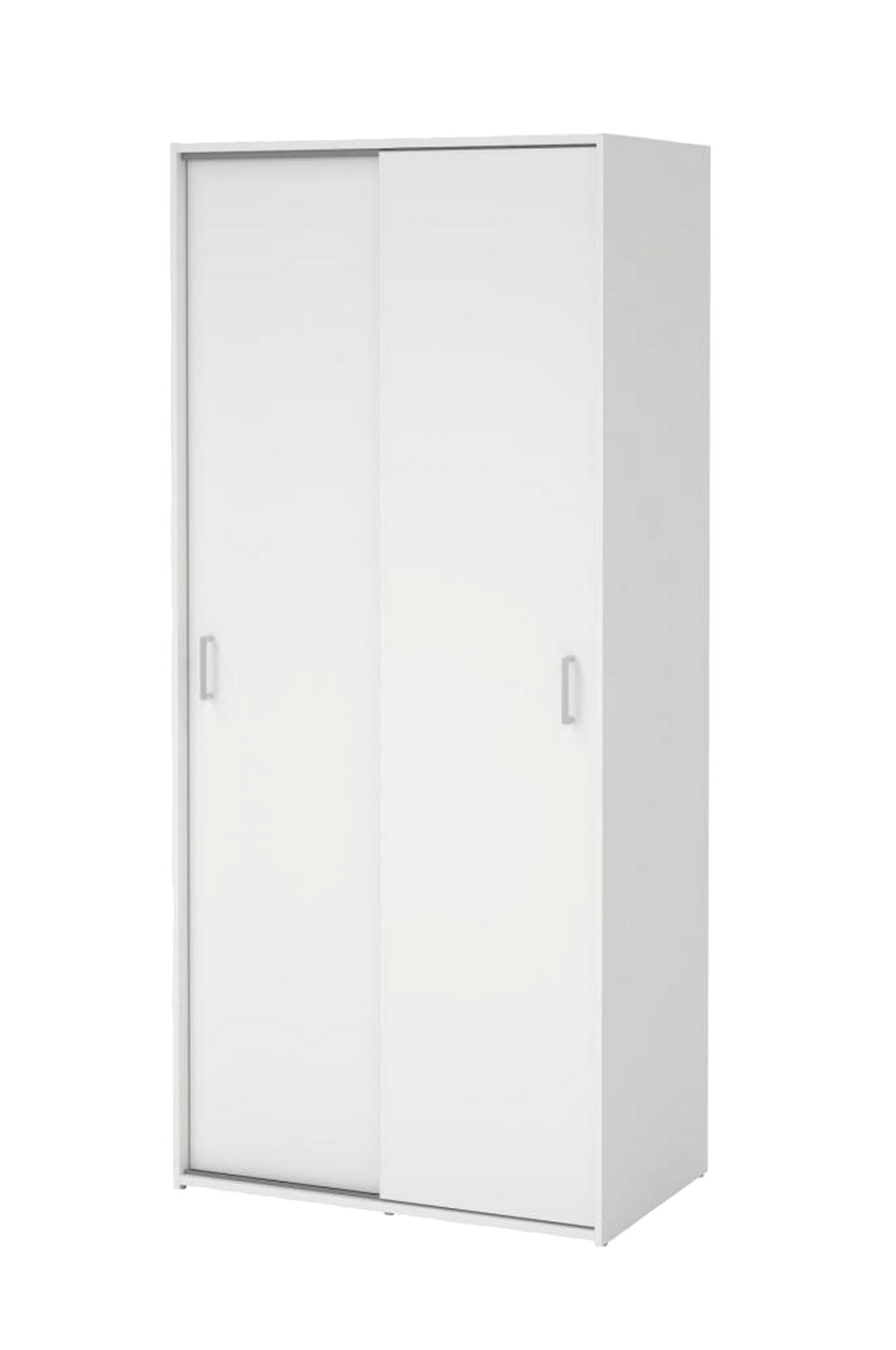 Tvilum Space Garderob med 2 skjutdörrar Parcel, vit från Tvilum, bild 5