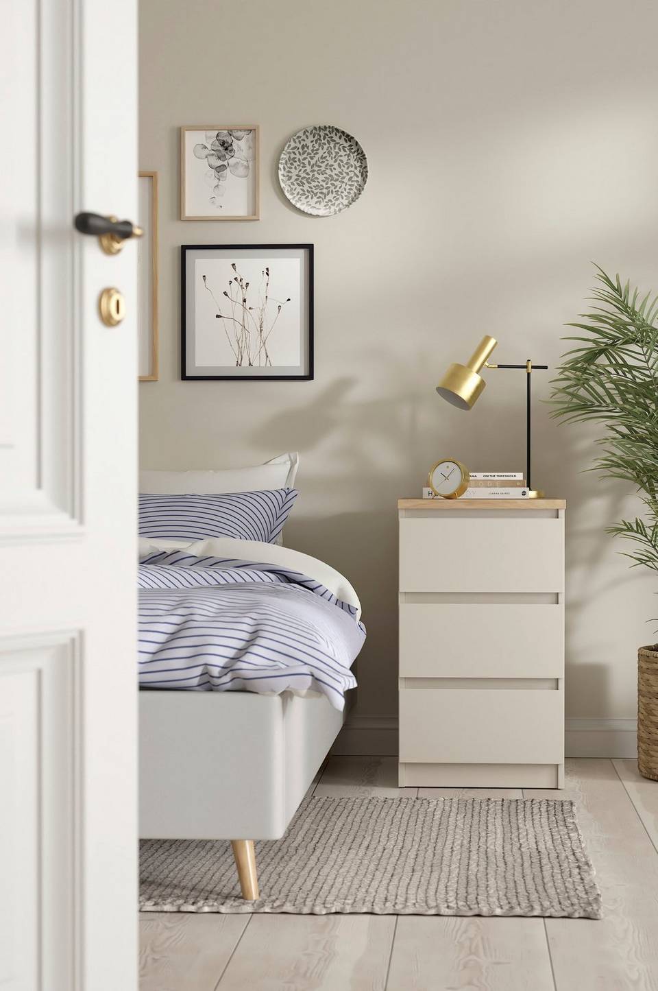 Tvilum Naia Byrå 3 lådor, beige från Tvilum, bild 5