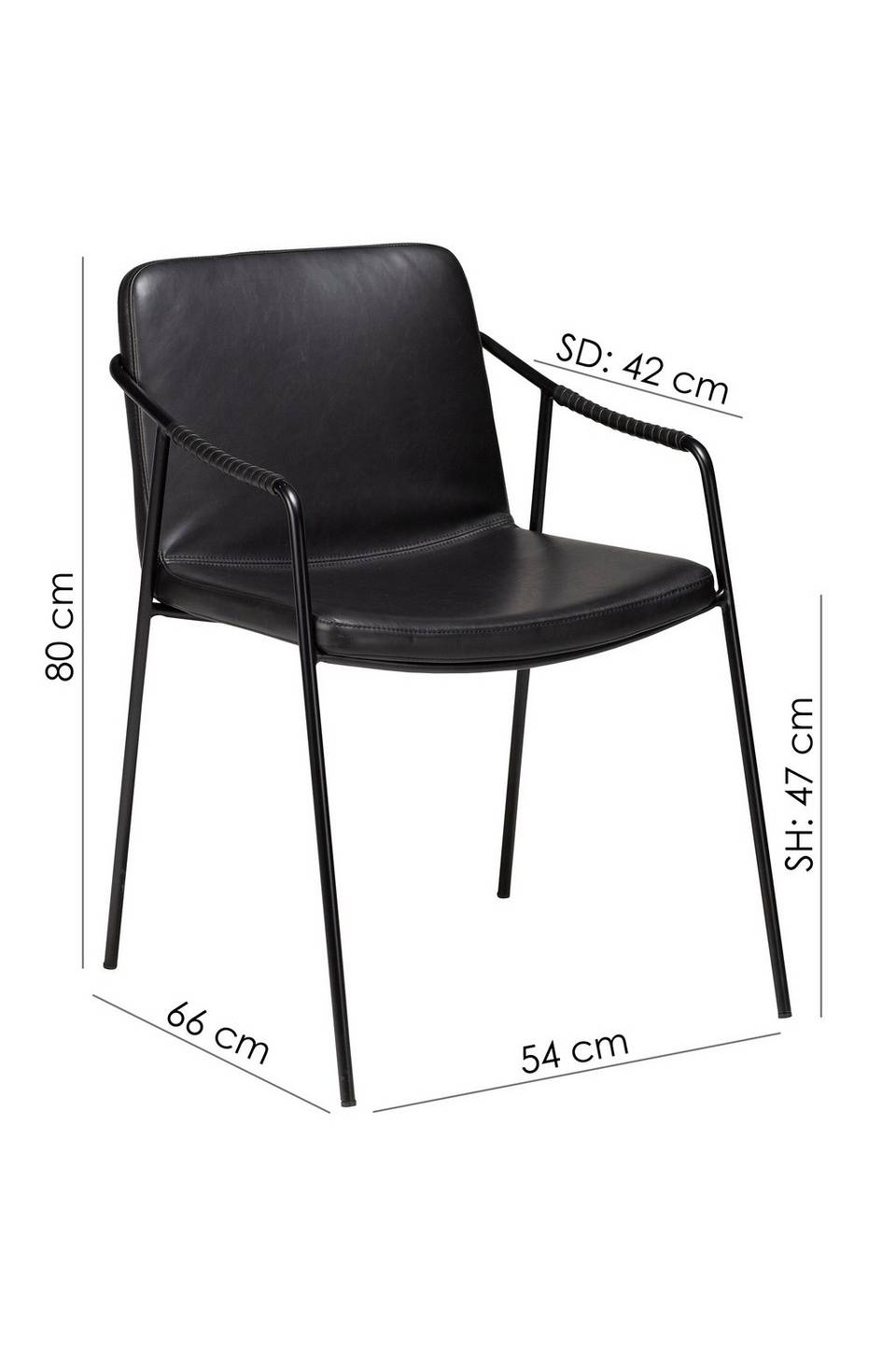 DAN-FORM Boto fåtölj 2-pack, svart från DAN-FORM, bild 5