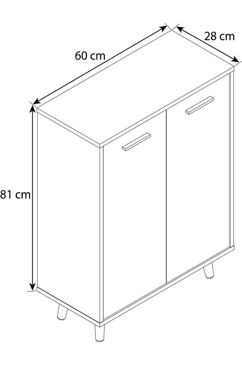 VCM Sideboard Landos, flerfärgad från VCM, bild 5
