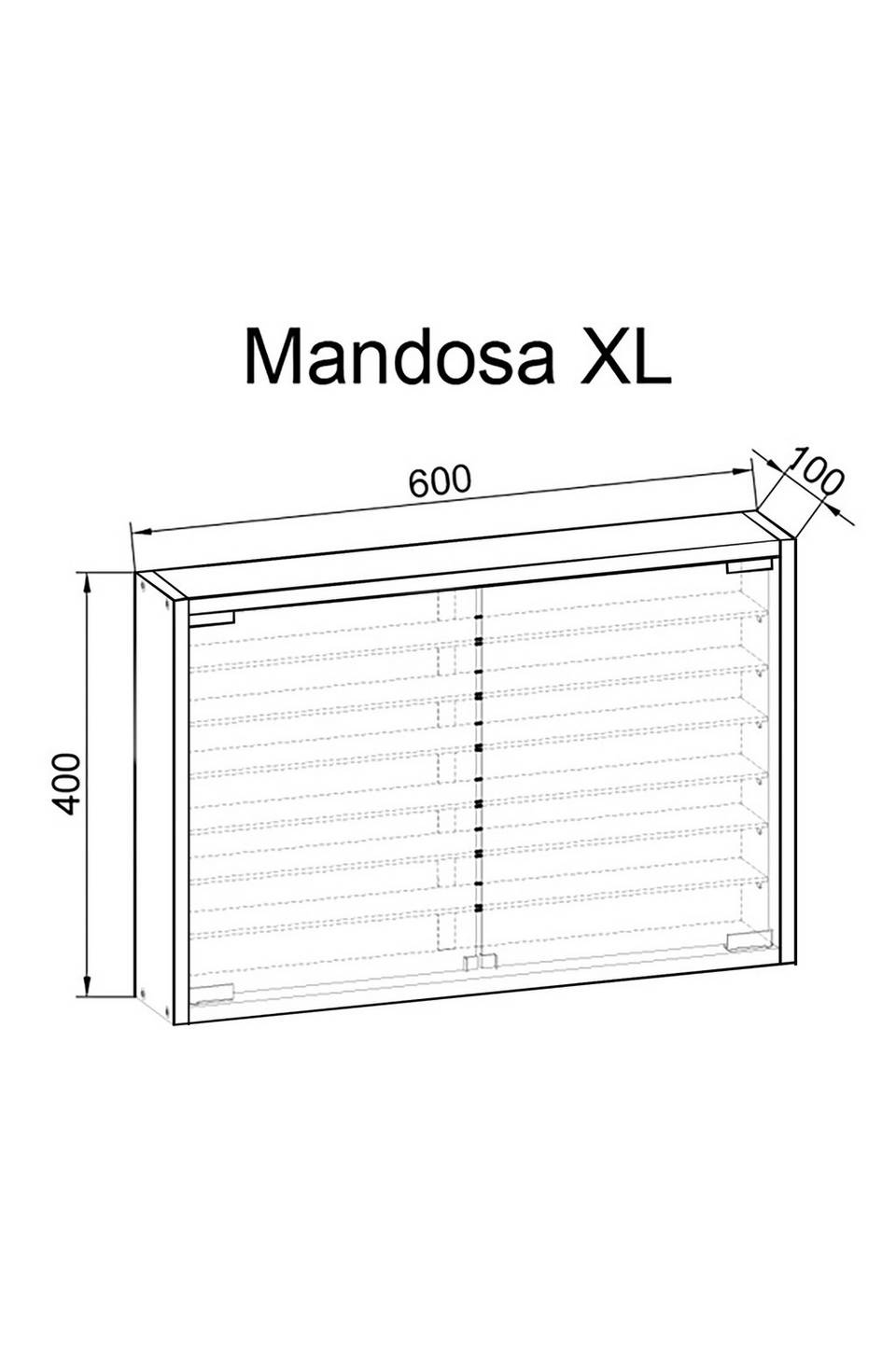 VCM Vitrinskåp Mandosa Xl, beige från VCM, bild 5