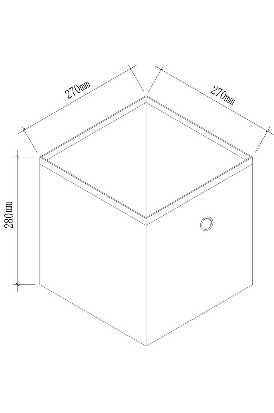 VCM Set med 2 hopfällbara lådor Boxas, svart från VCM, bild 5