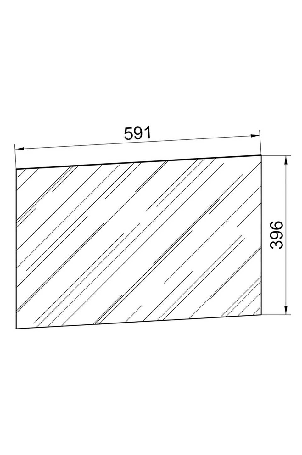 VCM Spegel Vcb 2 60cm, vit från VCM, bild 5