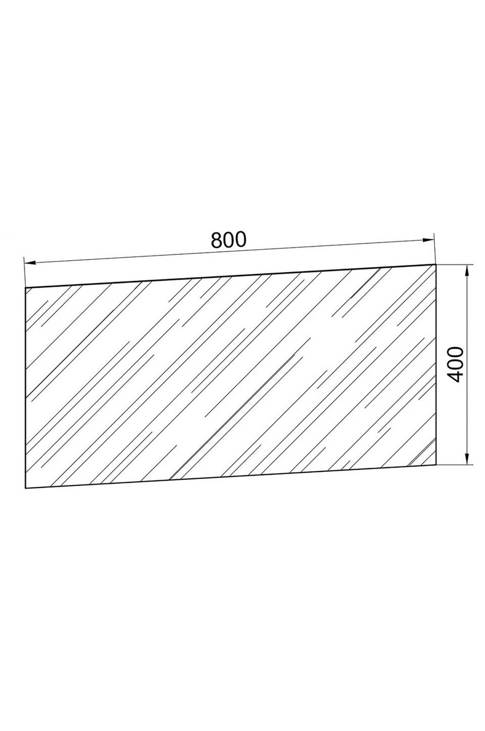 VCM Spegel Vcb 2 80cm, vit från VCM, bild 5