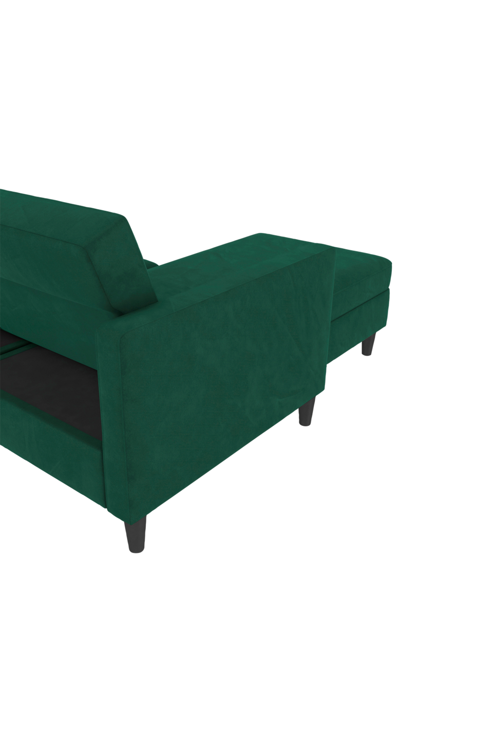 Dorel Home Bäddsoffa 3-sits med schäslong Hartford, grön från Dorel Home, bild 5