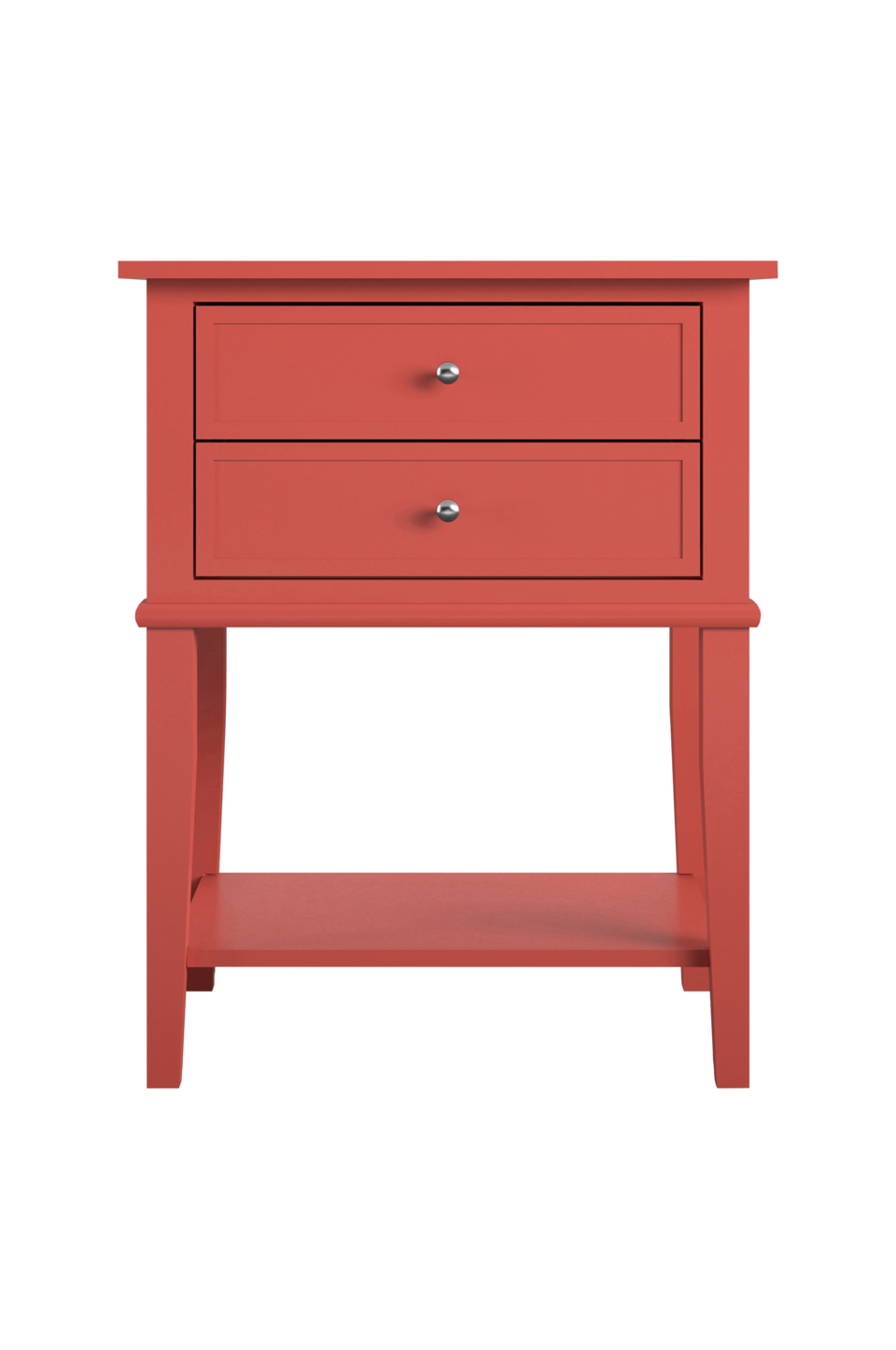 Dorel Home Accentbord med 2 lådor Franklin, röd från Dorel Home, bild 5
