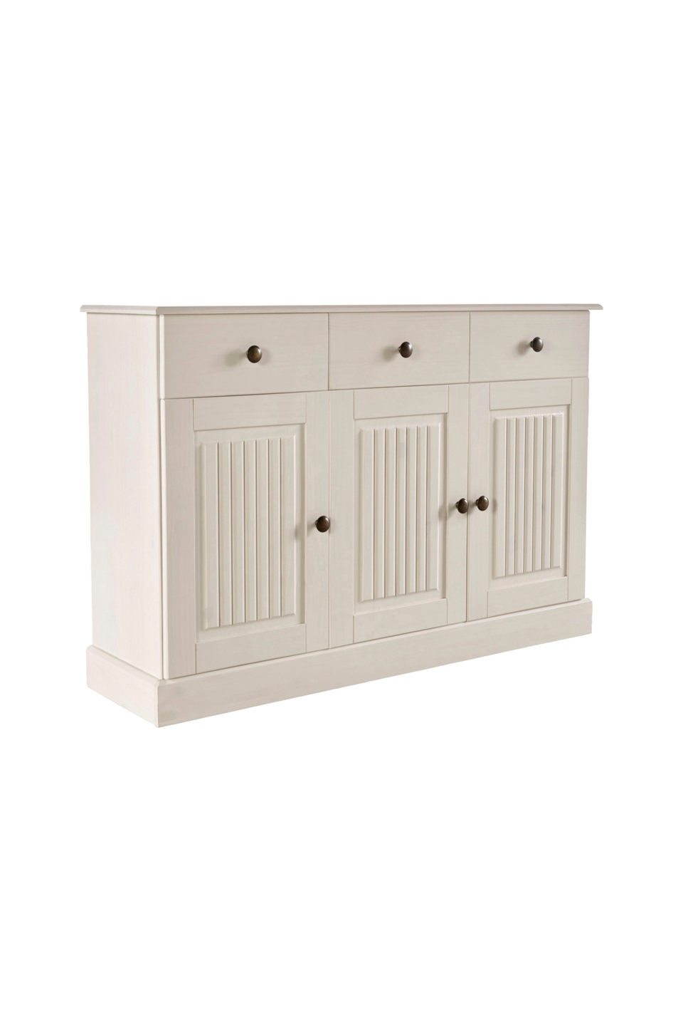 Loft24 Sideboard 3 dörrar 2 lådor Mille, vit från Loft24, bild 5