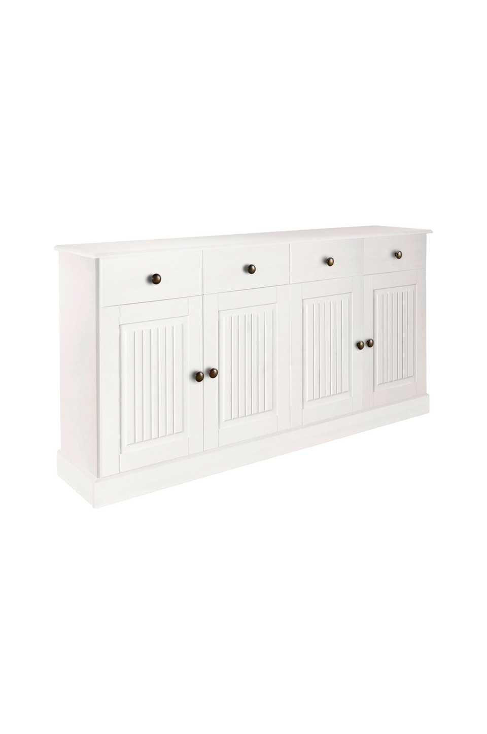 Loft24 Sideboard 4 dörrar 2 lådor Mille, vit från Loft24, bild 5