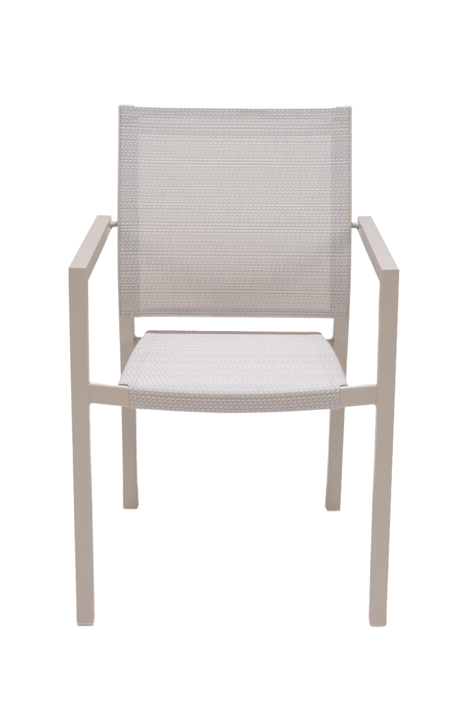 LifestyleGarden Urbanite set m. 160 cm bord och 6 stapelfåtöljer, natur från LifestyleGarden, bild 5
