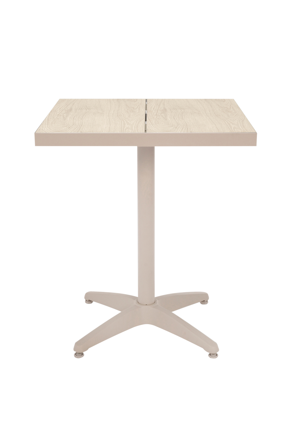 LifestyleGarden Urbanite kaffeset med fyrkantigt bord 64x64 cm och 2 stapelbara armstolsstolar, natur från LifestyleGarden, bild 5