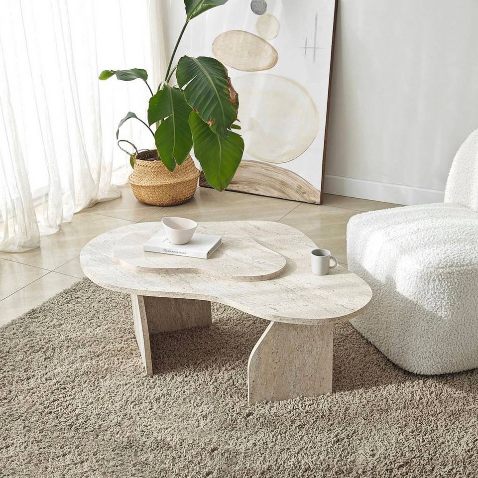 Hanah Home Soffbord-smält, beige från Hanah Home, bild 5