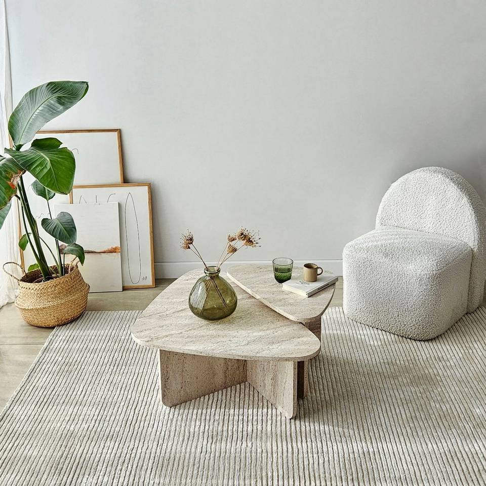 Hanah Home Soffbord uppsättning-Ballare, beige från Hanah Home, bild 5