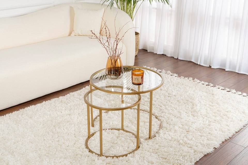 Homitis Soffbord Set Aurum Double Small, guld från Homitis, bild 5