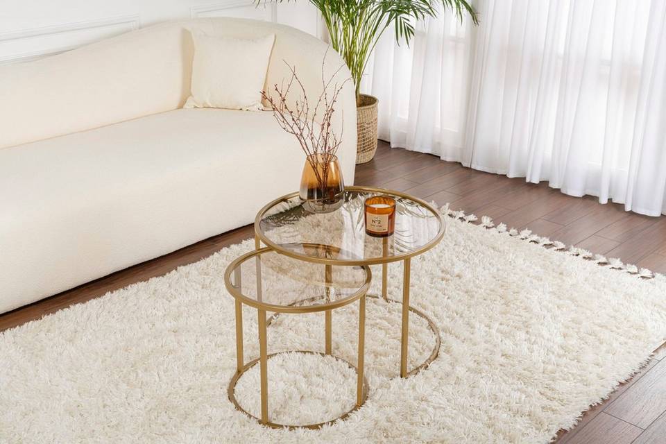 Homitis Soffbord Set Aurum Double Small, guld från Homitis, bild 5