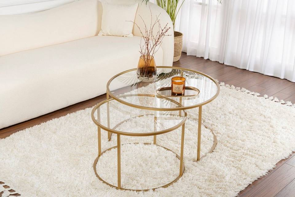 Homitis Soffbord Set Aurum Double, guld från Homitis, bild 5