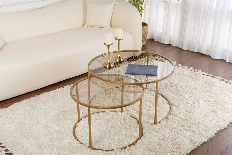 Homitis Soffbord Set Aurum Double, guld från Homitis, bild 5