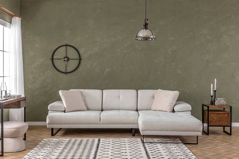 Hanah Home Hörnsoffa Mustang Right, beige från Hanah Home, bild 5