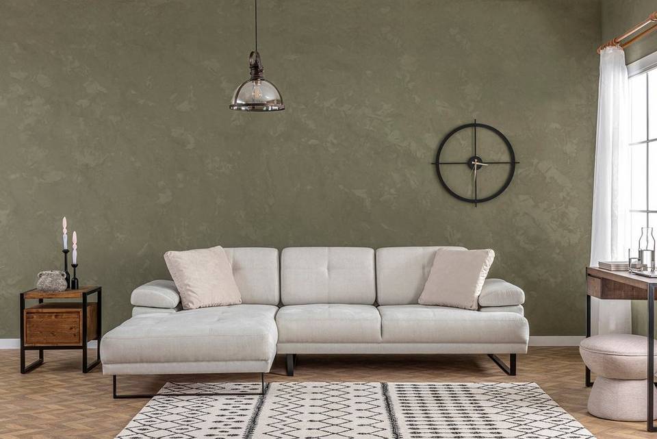 Hanah Home Hörnsoffa Mustang Left, beige från Hanah Home, bild 5