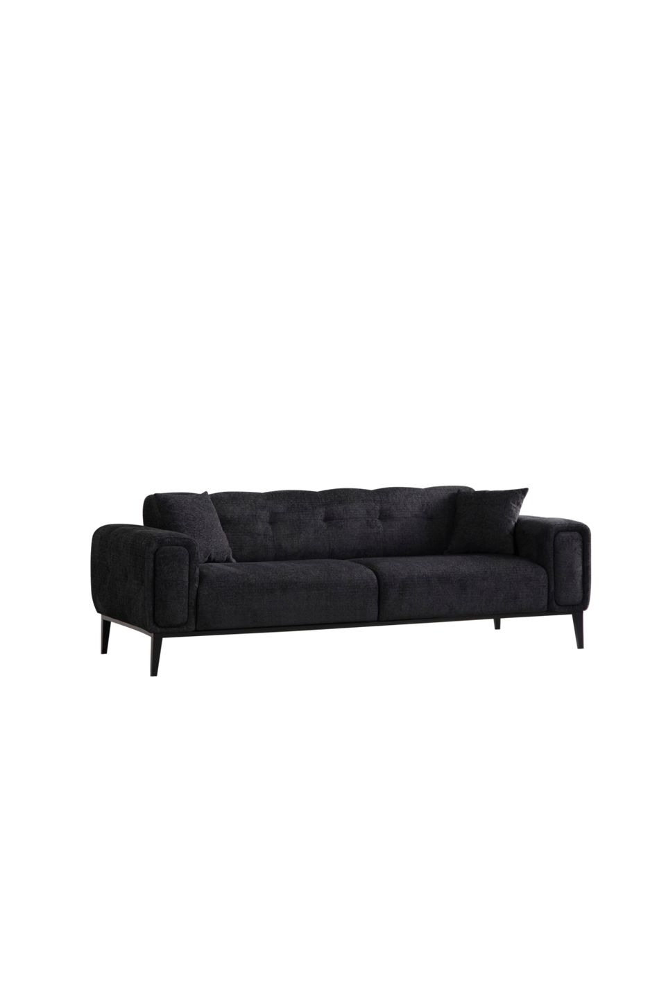 Hanah Home Bäddsoffa med 3 sittplatser Athena, svart från Hanah Home, bild 5