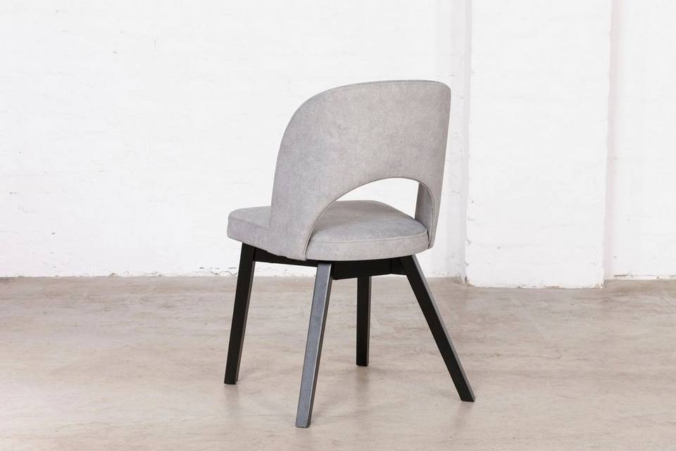 Wood Furniture Matstol Michelle, ljusgrå, svart, svart från Wood Furniture, bild 5