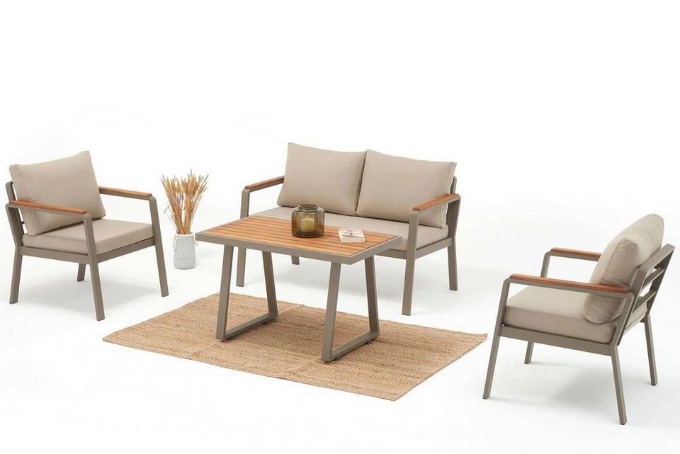 Hanah Home Lounge-set Parma, beige från Hanah Home, bild 5