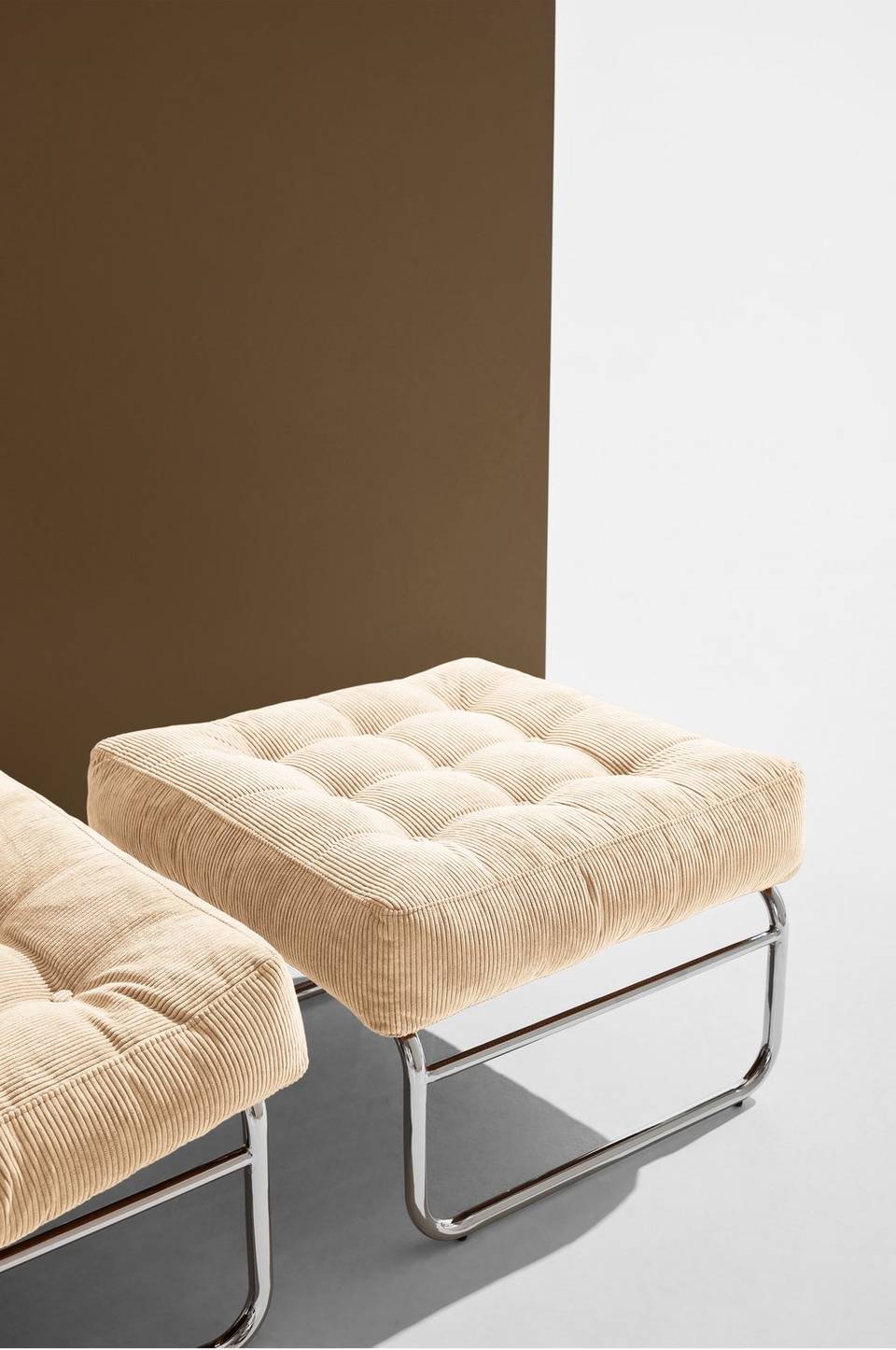 Pastill Luca fotpall, beige från Pastill, bild 5