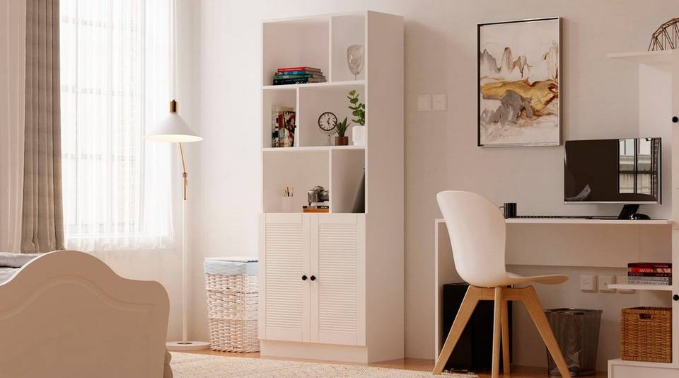 Hanah Home Bokhylla Paul, vit från Hanah Home, bild 5
