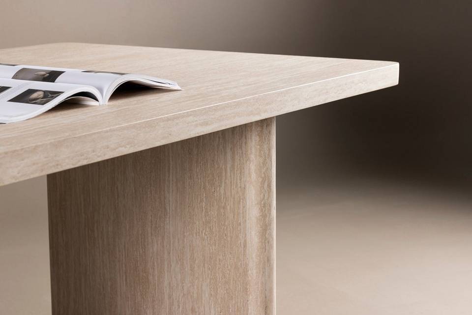 Vind Skagen Rektangulärt matbord, beige från Vind, bild 5