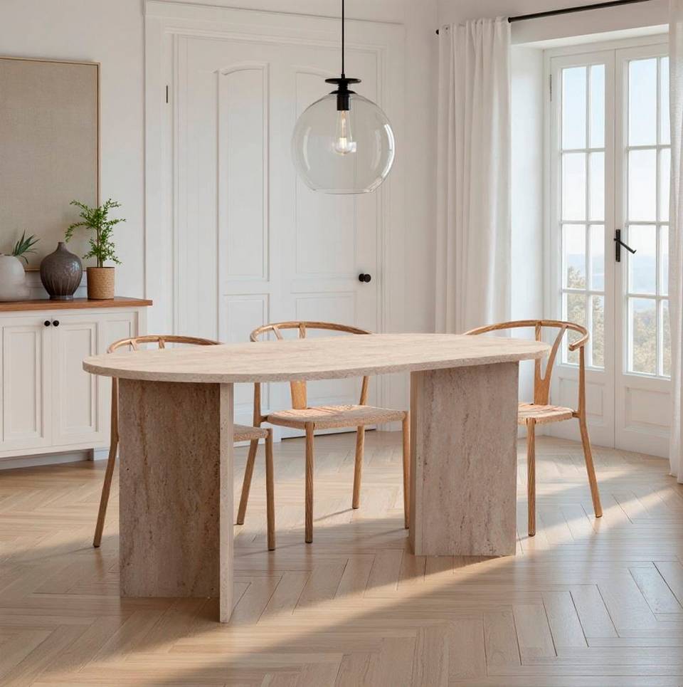 Homitis Matbord bord Sablin, beige från Homitis, bild 5