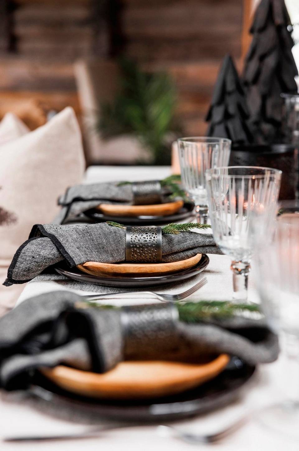 Halvor Bakke Firense Servettring 4-pk, grå från Halvor Bakke, bild 2