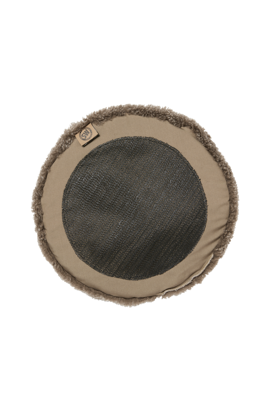 Skinnwille Fårskinn Cushion Round Curly 4-pack, brun från Skinnwille, bild 2